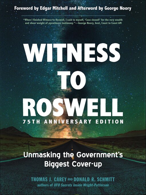 Title details for Witness to Roswell, 75th Anniversary Edition by Thomas Carey - Available